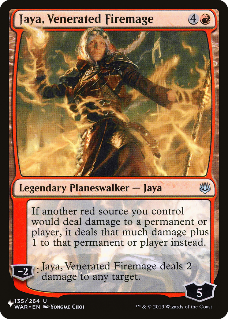 Jaya, Venerated Firemage [The List] | The CG Realm