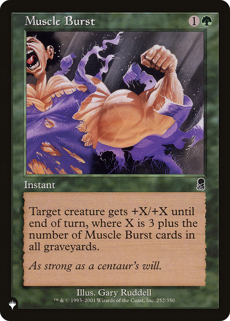 Muscle Burst [The List] | The CG Realm