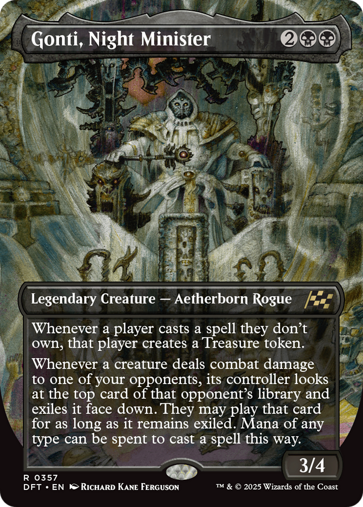 Gonti, Night Minister (Borderless) (DFT-357) - Aetherdrift