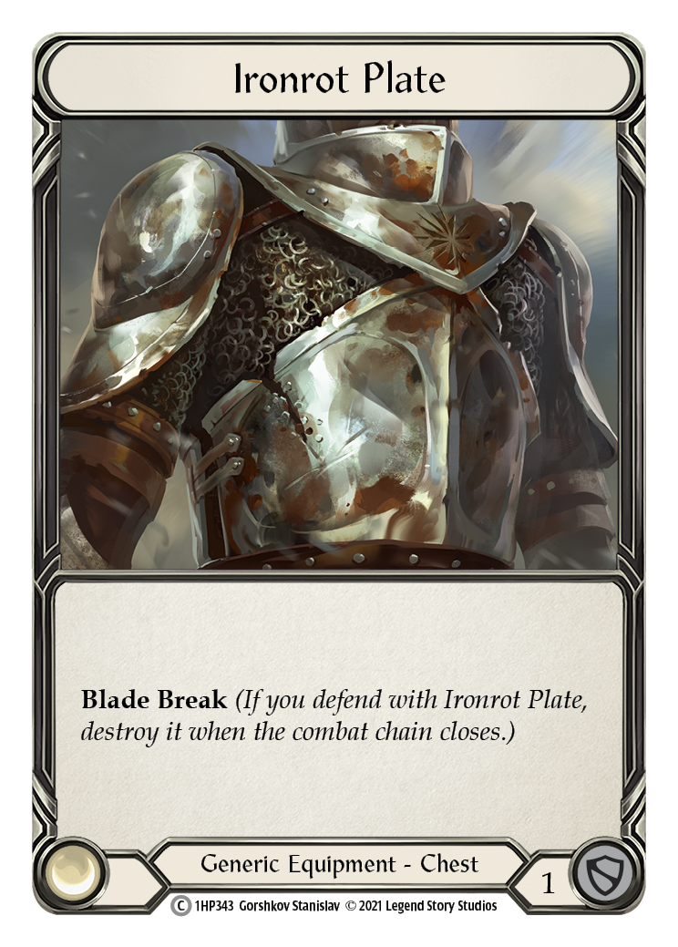 Ironrot Plate [1HP343] (History Pack 1) | The CG Realm