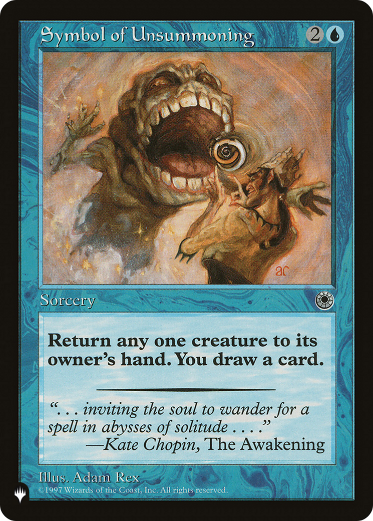 Symbol of Unsummoning [The List] | The CG Realm