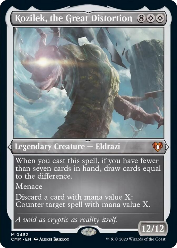 Kozilek, the Great Distortion (Foil Etched) [Commander Masters] | The CG Realm