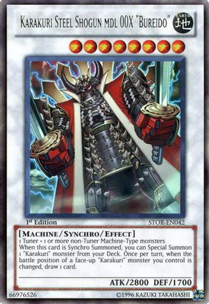 Karakuri Steel Shogun mdl 00X "Bureido" (STOR-EN042) - Storm of Ragnarok Unlimited