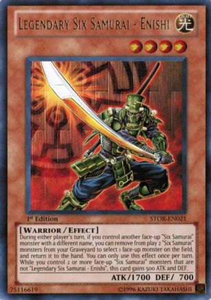 Legendary Six Samurai - Enishi (STOR-EN021) - Storm of Ragnarok Unlimited