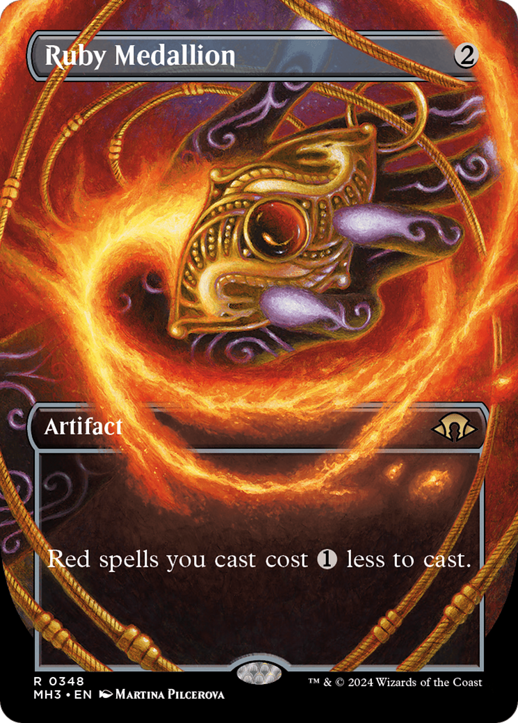 Ruby Medallion (Borderless) (MH3-348) - Modern Horizons 3