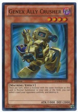 Genex Ally Crusher (HA04-EN039) - Hidden Arsenal 4 Unlimited