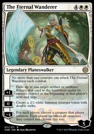 The Eternal Wanderer (Promo Pack) [Phyrexia: All Will Be One Promos] | The CG Realm