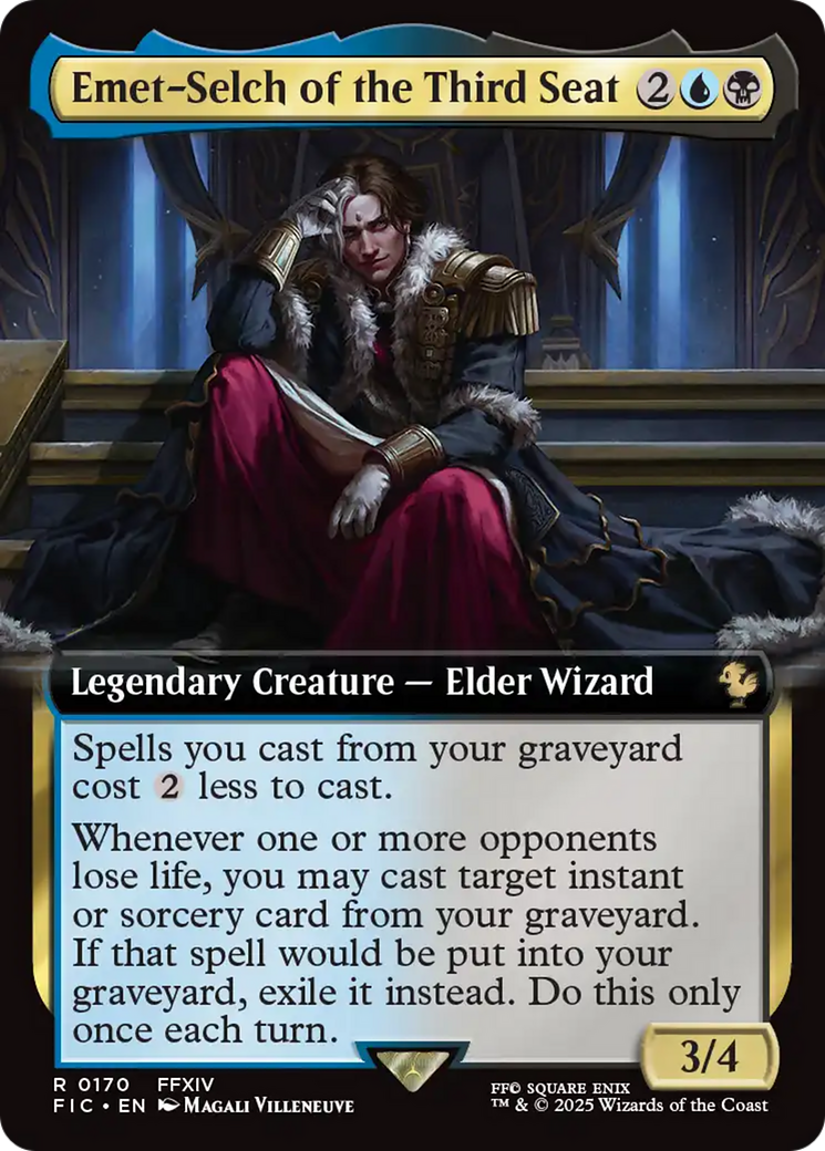Emet-Selch of the Third Seat (Extended Art) [FINAL FANTASY Commander] | The CG Realm
