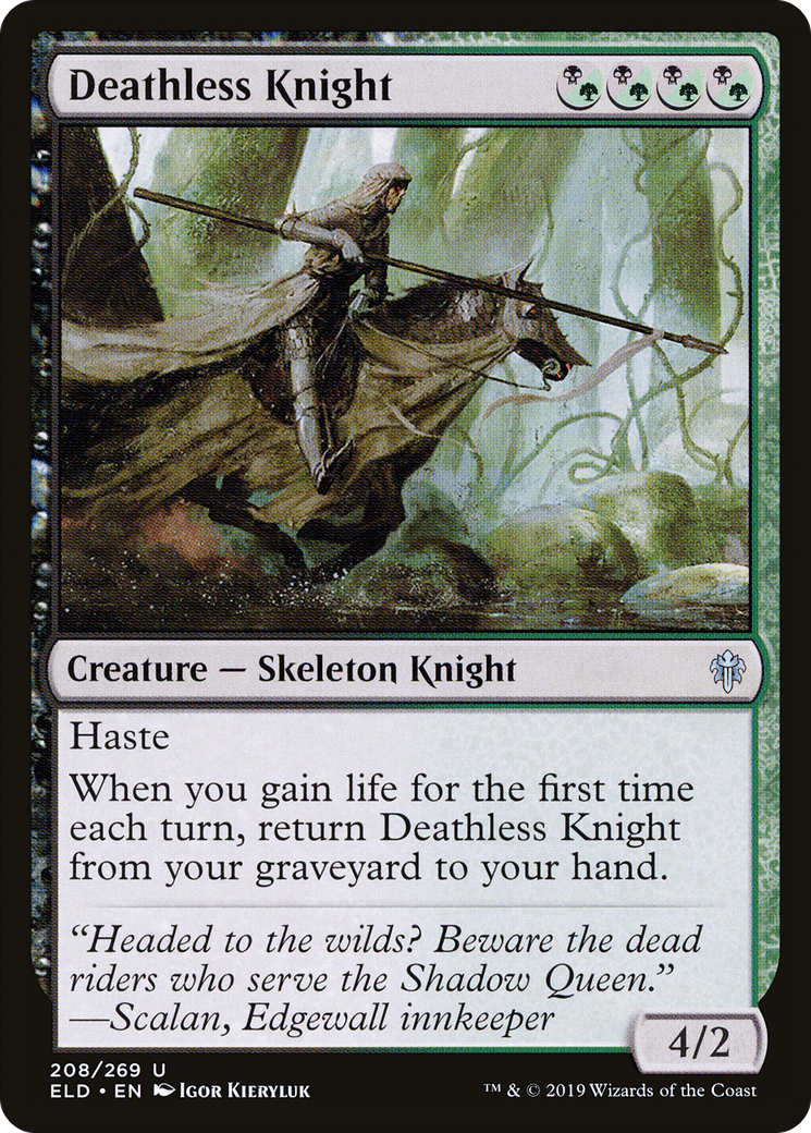 Deathless Knight (ELD-208) - Throne of Eldraine