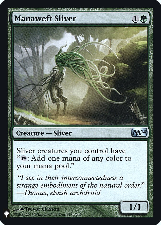 Manaweft Sliver [Mystery Booster] | The CG Realm