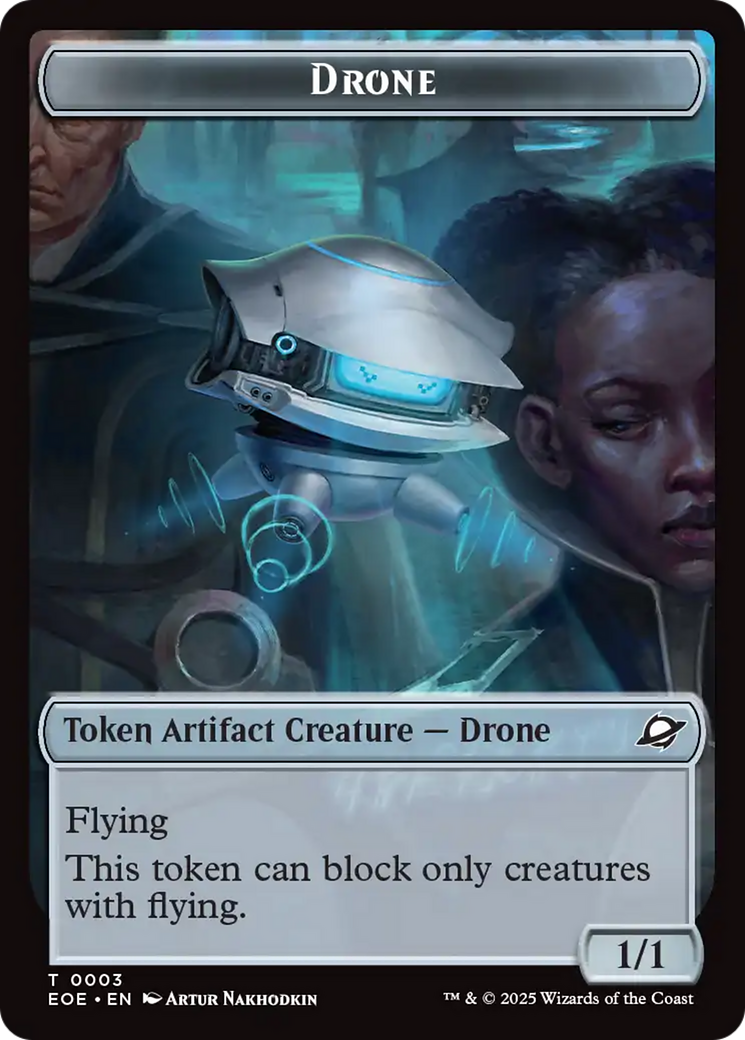 Robot // Drone Double-Sided Token (EOE-10 // 3) - Edge of Eternities