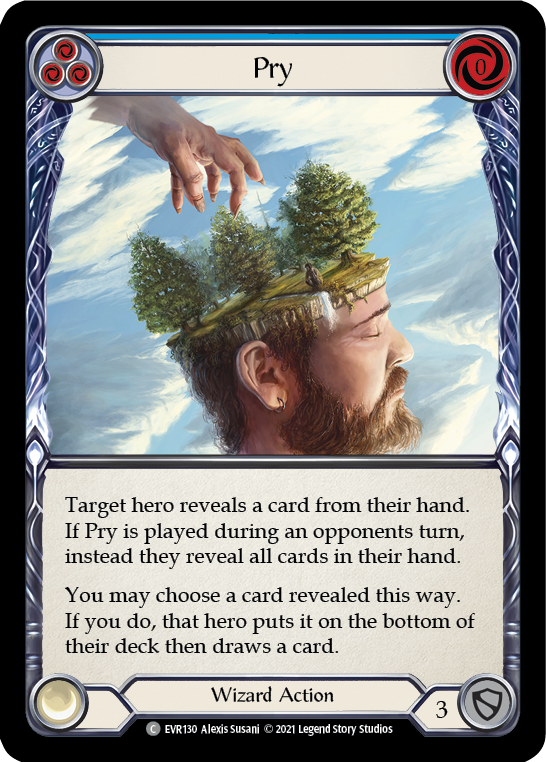 Pry (Blue) [EVR130] (Everfest)  1st Edition Normal | The CG Realm