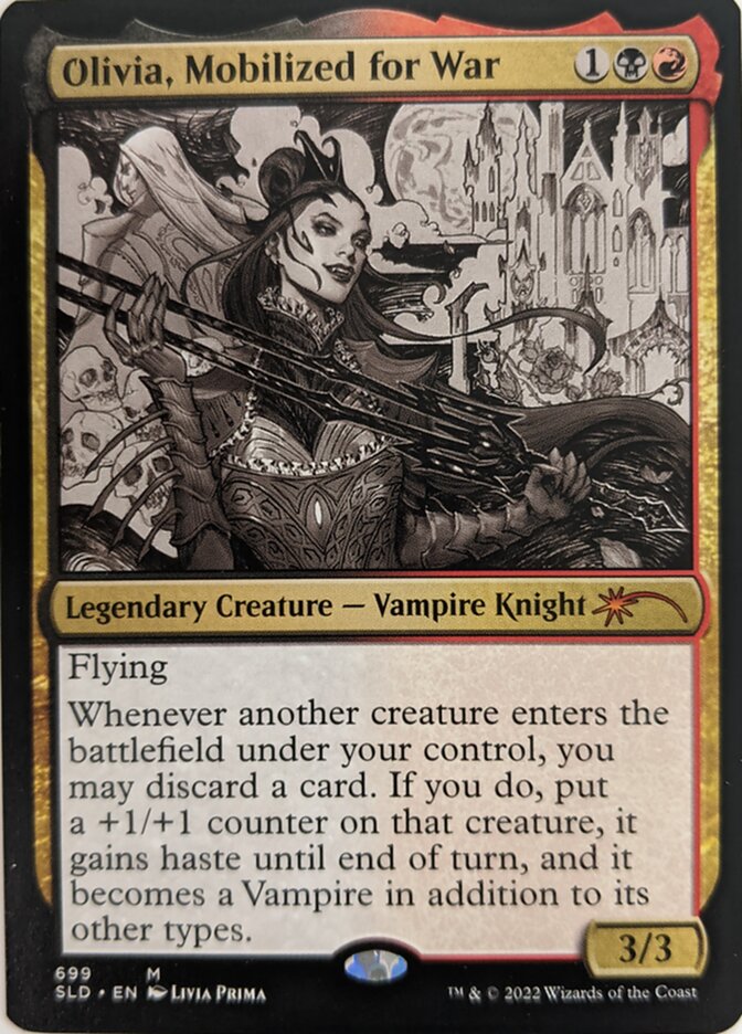 Olivia, Mobilized for War (Sketch) [Secret Lair Drop Promos] | The CG Realm