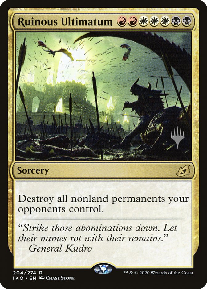 Ruinous Ultimatum (Promo Pack) [Ikoria: Lair of Behemoths Promos] | The CG Realm
