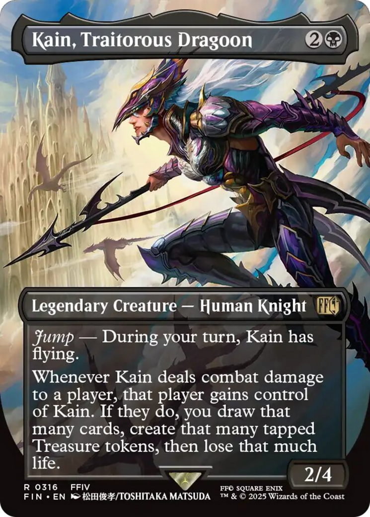 Kain, Traitorous Dragoon (Borderless) [FINAL FANTASY] | The CG Realm