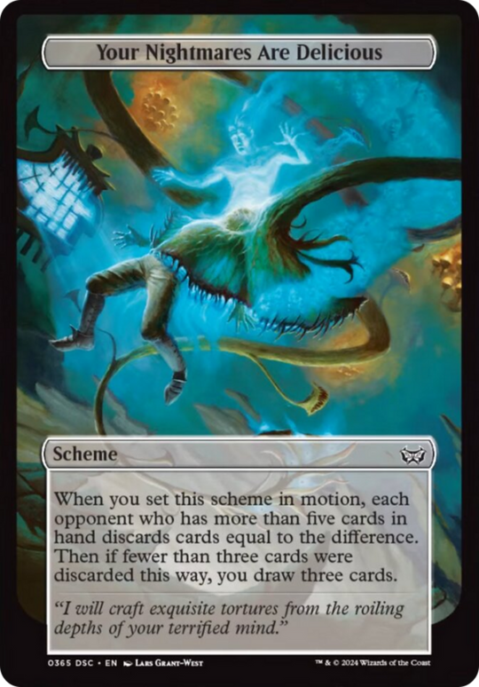 Your Nightmares Are Delicious (Full Art) (A:DSC-365) - Duskmourn: House of Horror Commander