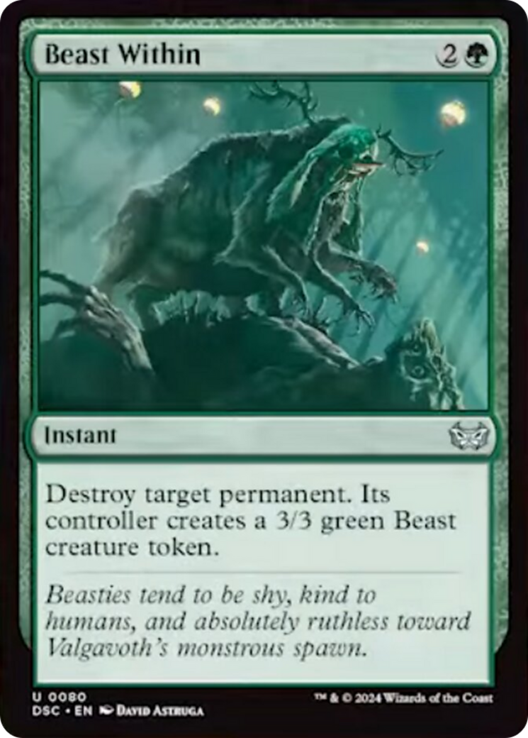 Beast Within [Duskmourn: House of Horror Commander] | The CG Realm