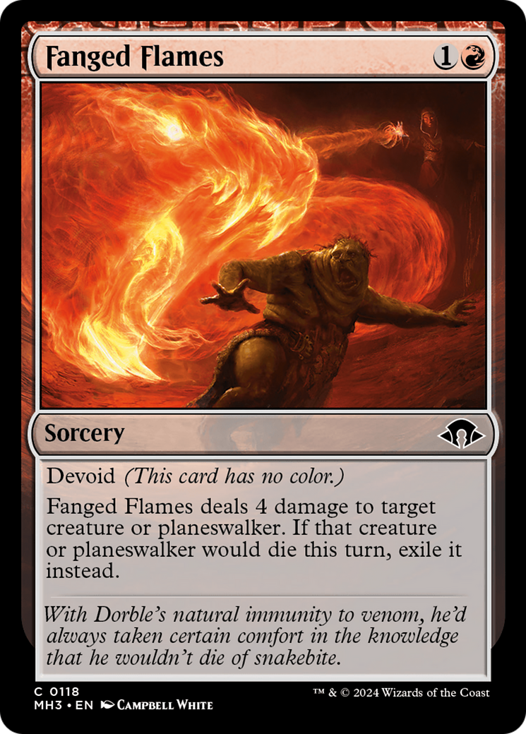 Fanged Flames [Modern Horizons 3] | The CG Realm