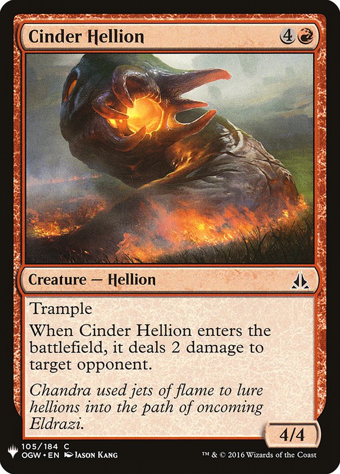 Cinder Hellion [Mystery Booster] | The CG Realm