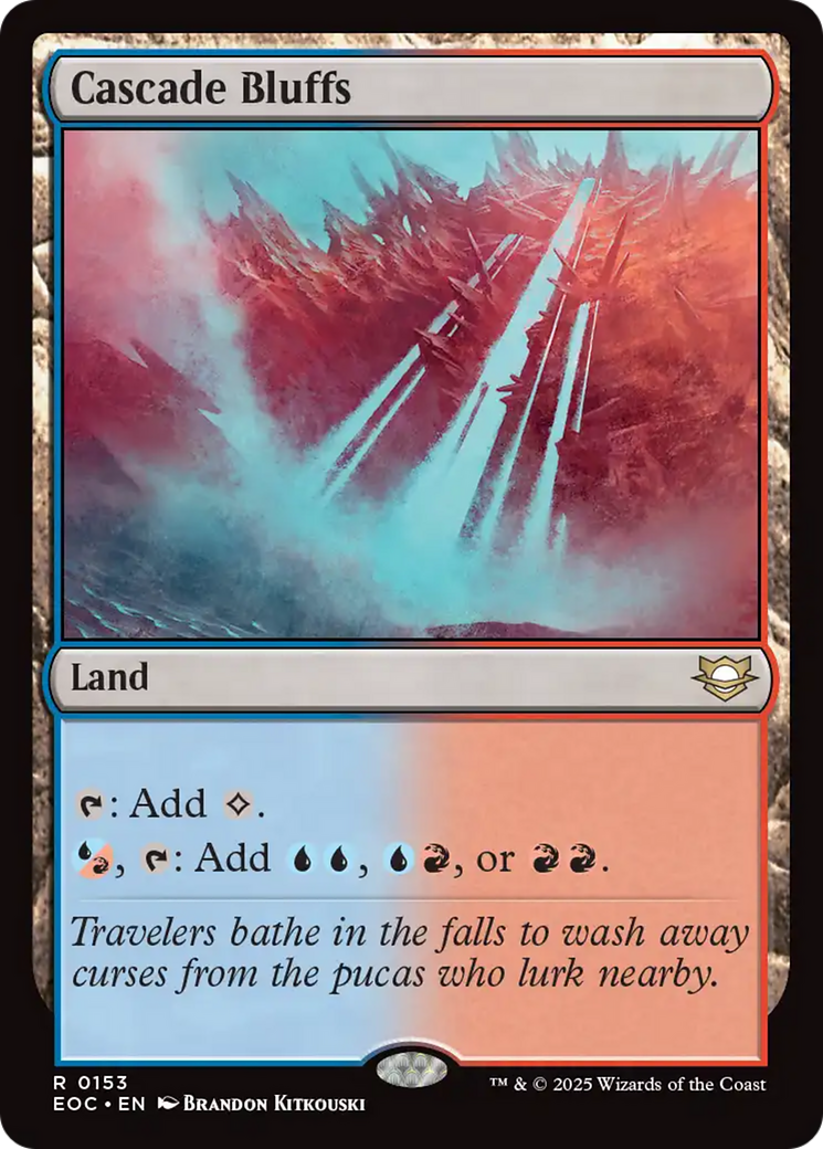 Cascade Bluffs [Edge of Eternities Commander] | The CG Realm