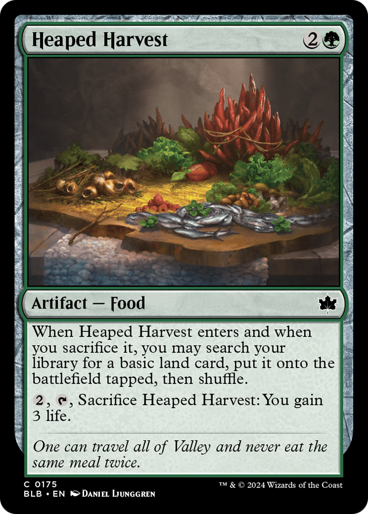 Heaped Harvest (BLB-175) - Bloomburrow