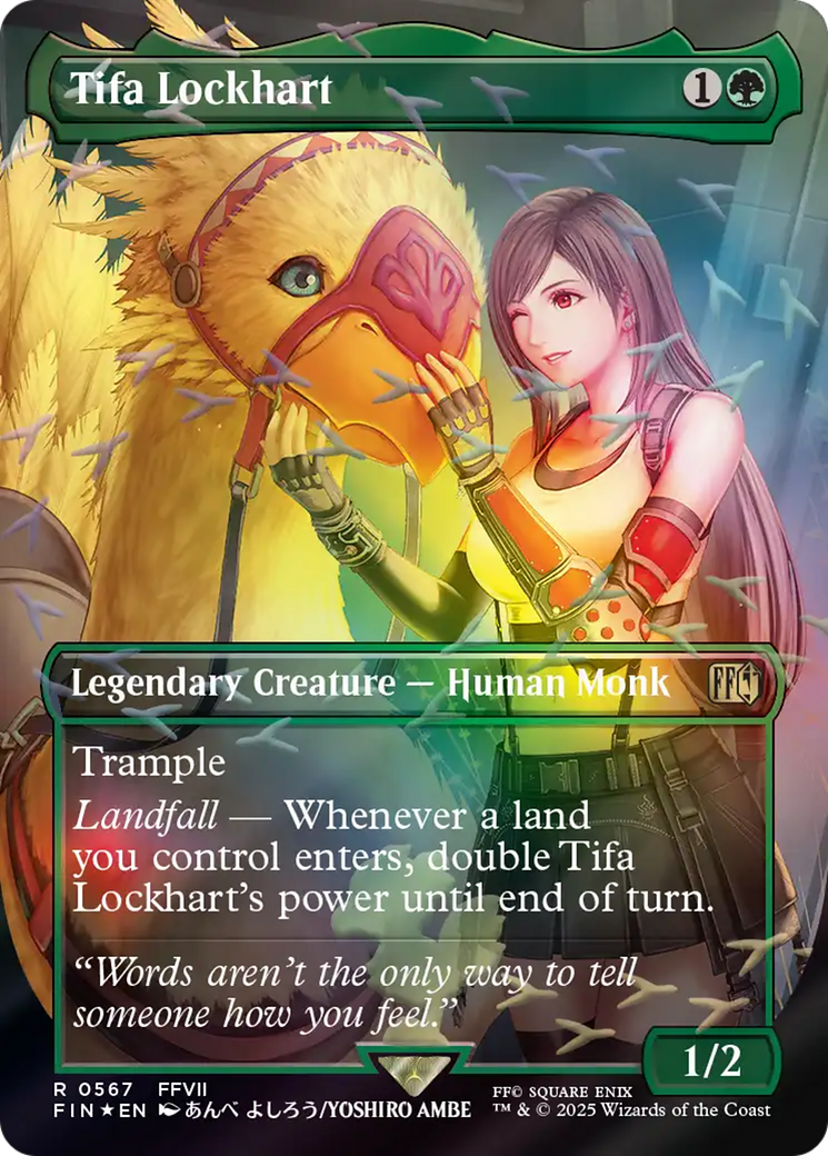 Tifa Lockhart (Borderless) (Chocobo Track Foil) [FINAL FANTASY] | The CG Realm