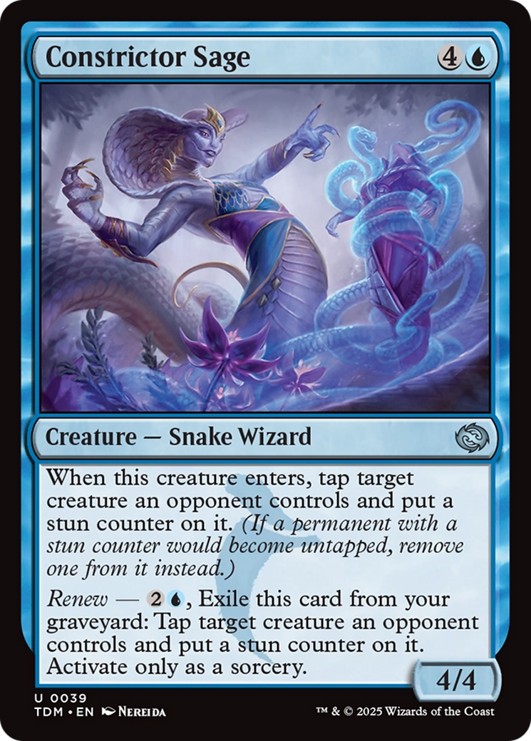 Constrictor Sage [Tarkir: Dragonstorm] | The CG Realm