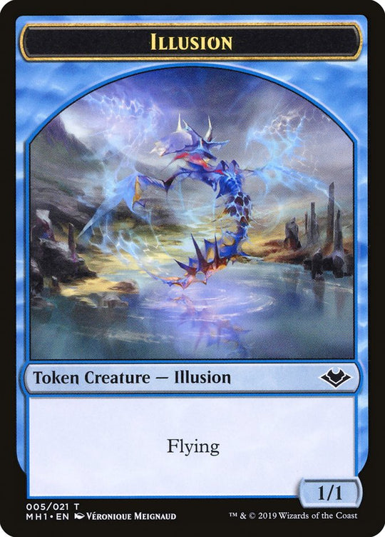 Angel // Illusion Double-Sided Token (MH1-2 // 5) - Modern Horizons