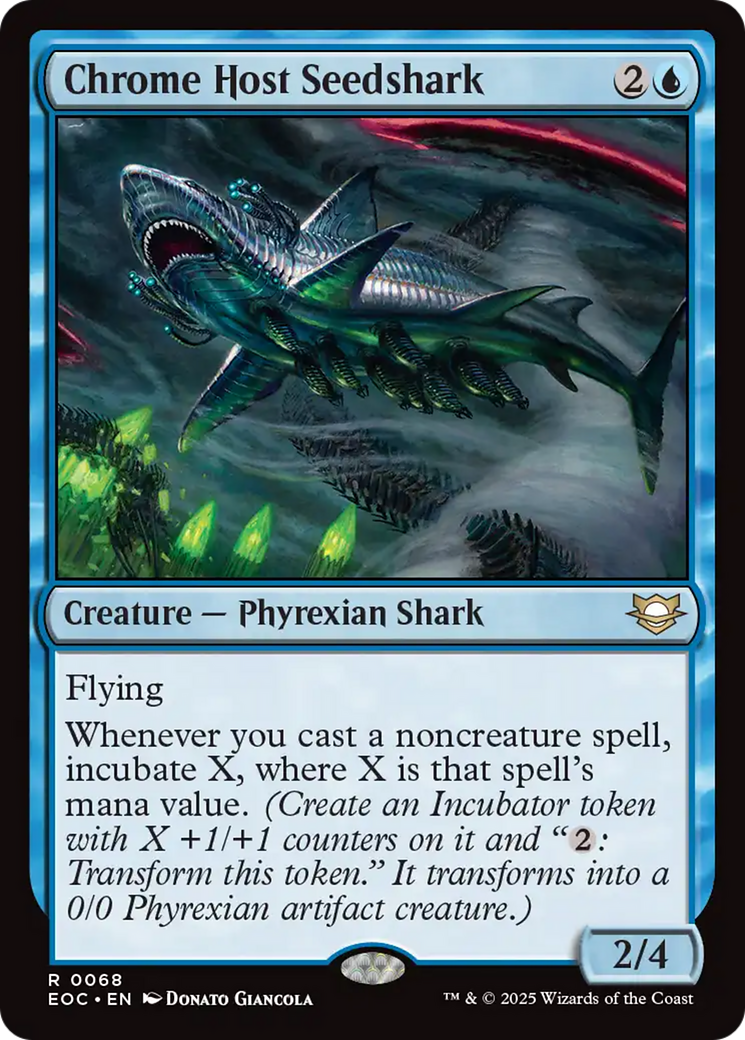 Chrome Host Seedshark [Edge of Eternities Commander] | The CG Realm