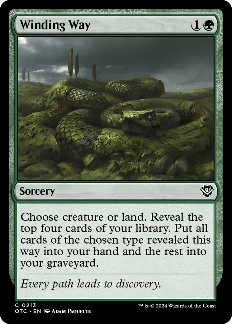Winding Way [Outlaws of Thunder Junction Commander] | The CG Realm