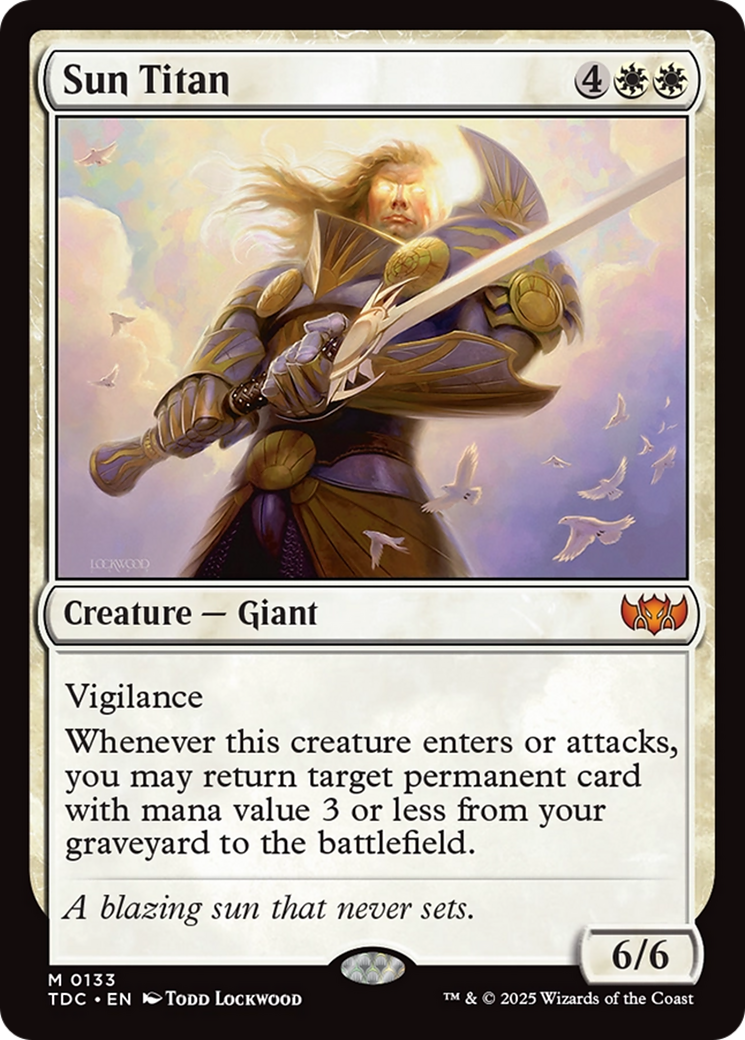 Sun Titan [Tarkir: Dragonstorm Commander] | The CG Realm