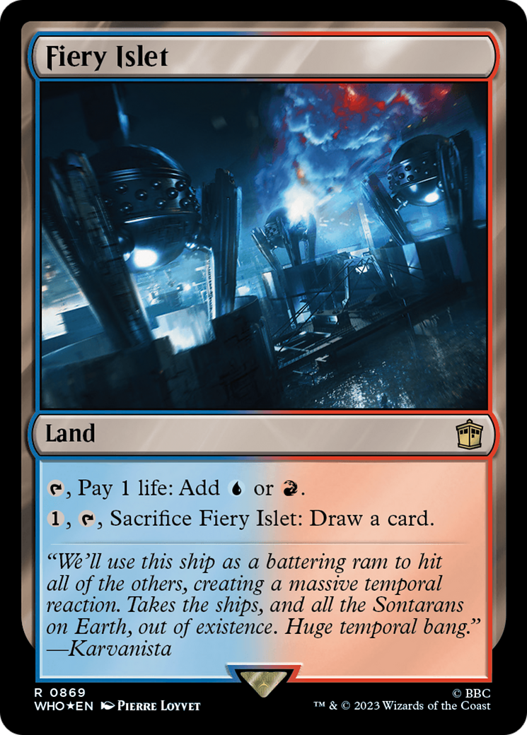 Fiery Islet (Surge Foil) [Doctor Who] | The CG Realm