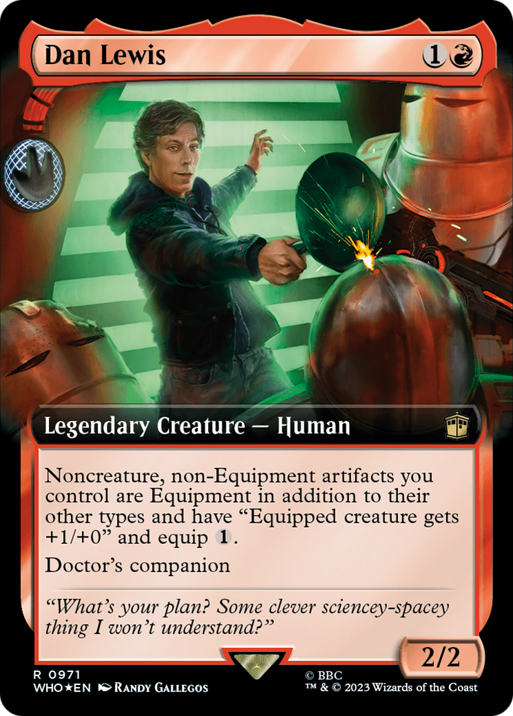 Dan Lewis (Extended Art) (Surge Foil) [Doctor Who] | The CG Realm