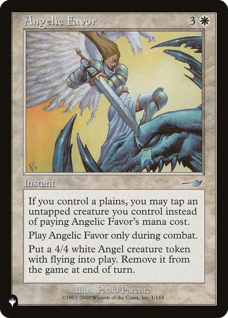 Angelic Favor [The List] | The CG Realm