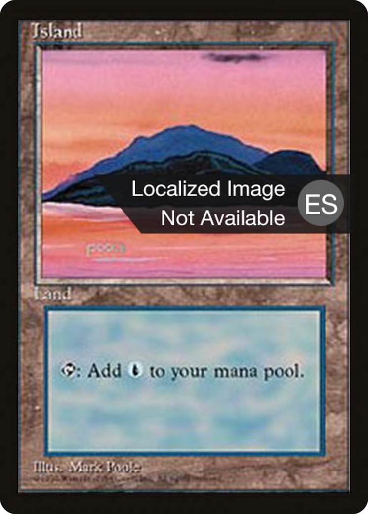 Island (C) (4BB-180) - Fourth Edition Foreign Black Border