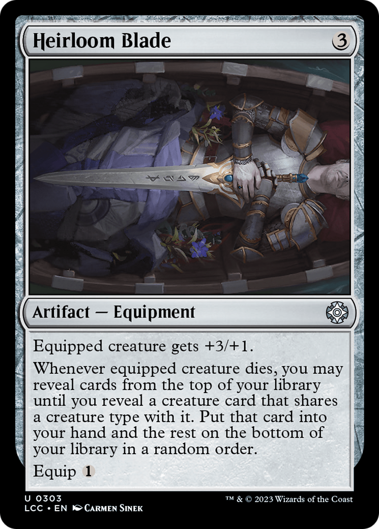 Heirloom Blade [The Lost Caverns of Ixalan Commander] | The CG Realm