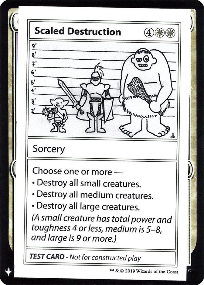 Scaled Destruction [Mystery Booster Playtest Cards] | The CG Realm
