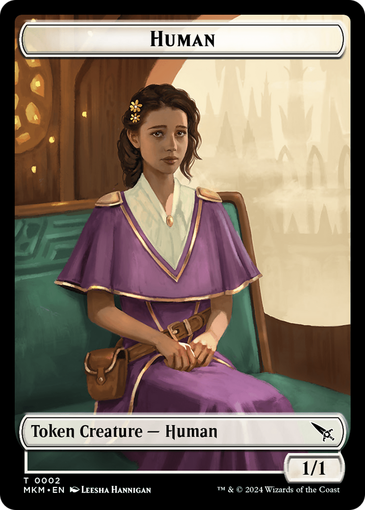 Human Token [Murders at Karlov Manor Tokens] | The CG Realm