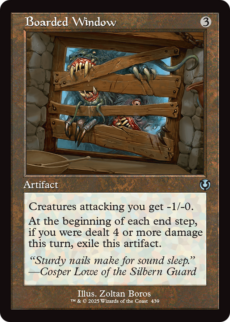 Boarded Window (Retro Frame) [Innistrad Remastered] | The CG Realm