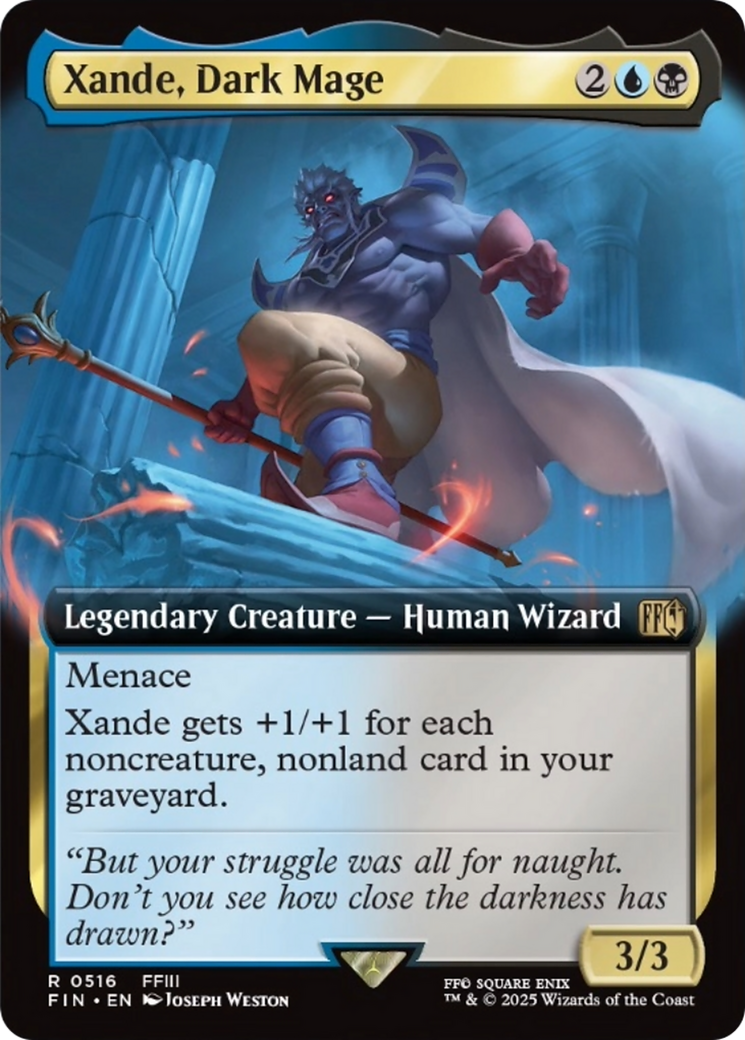 Xande, Dark Mage (Extended Art) [FINAL FANTASY] | The CG Realm