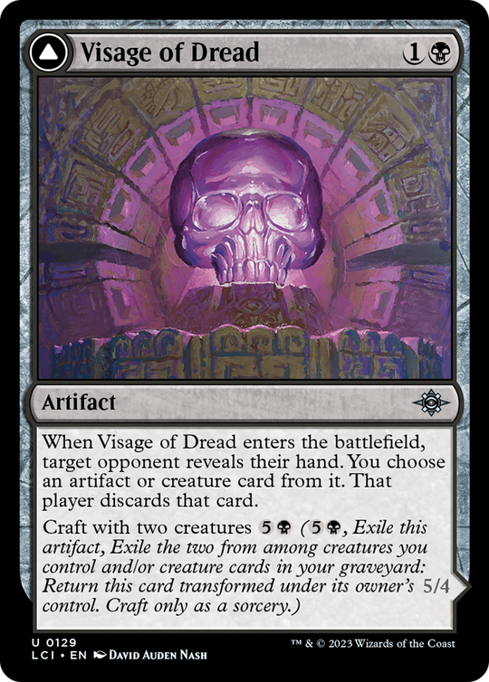 Visage of Dread (LCI-129) - The Lost Caverns of Ixalan