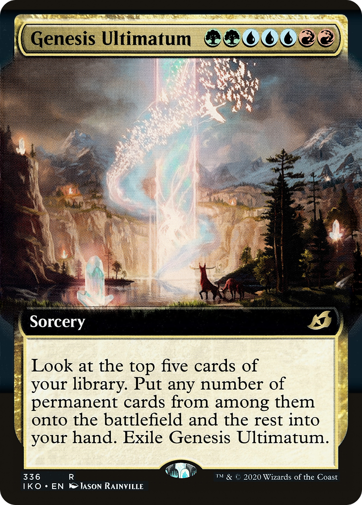 Genesis Ultimatum (Extended Art) (IKO-336) - Ikoria: Lair of Behemoths: (Extended Art)