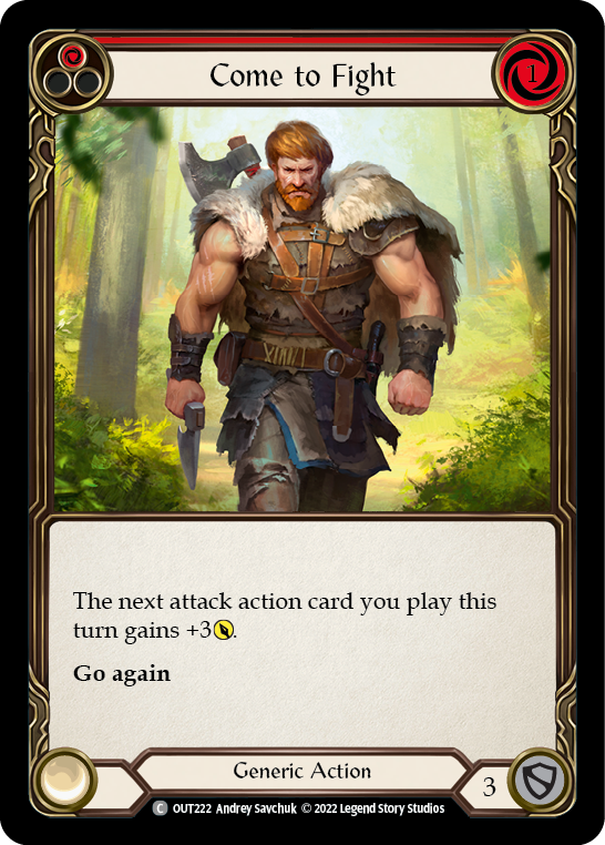 Come to Fight (Red) [OUT222] (Outsiders) | The CG Realm