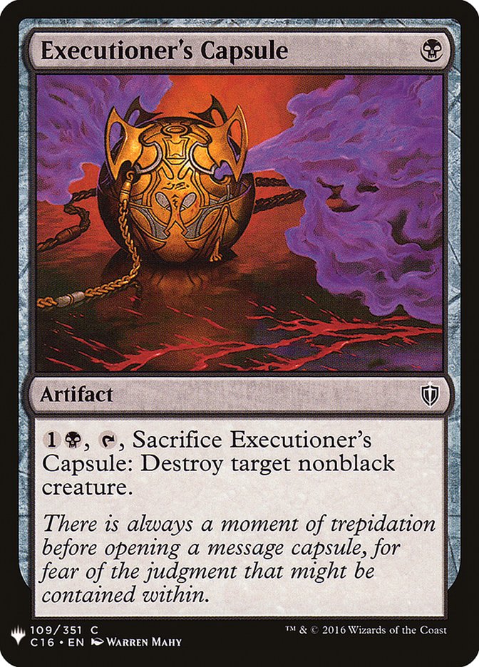 Executioner's Capsule [Mystery Booster] | The CG Realm