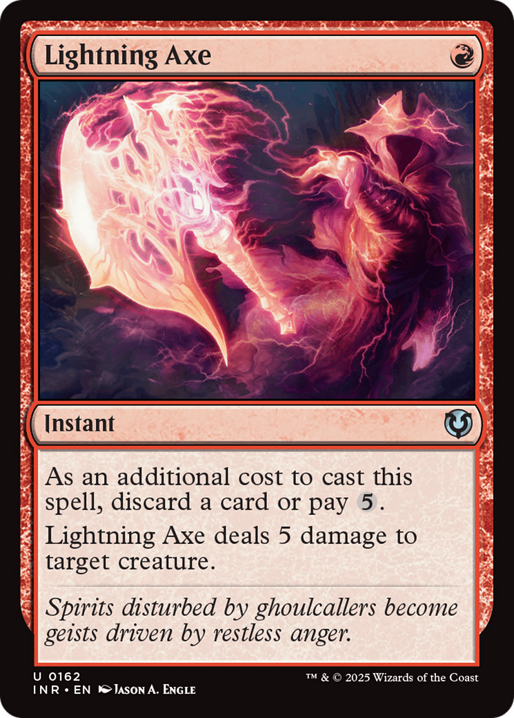 Lightning Axe [Innistrad Remastered] | The CG Realm