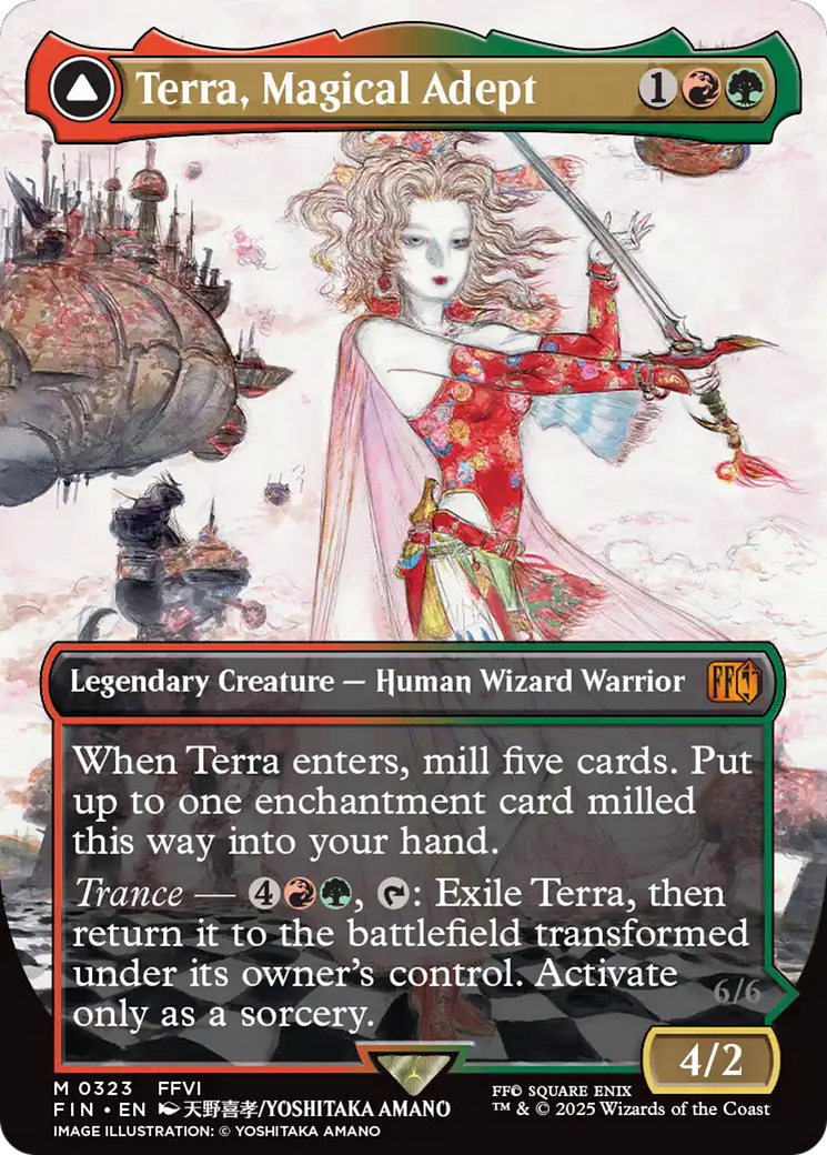 Terra, Magical Adept // Esper Terra (Borderless) [FINAL FANTASY] | The CG Realm