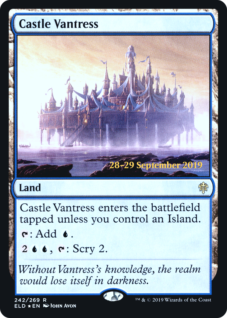 Castle Vantress (PRE-242S) - Throne of Eldraine Promos Foil