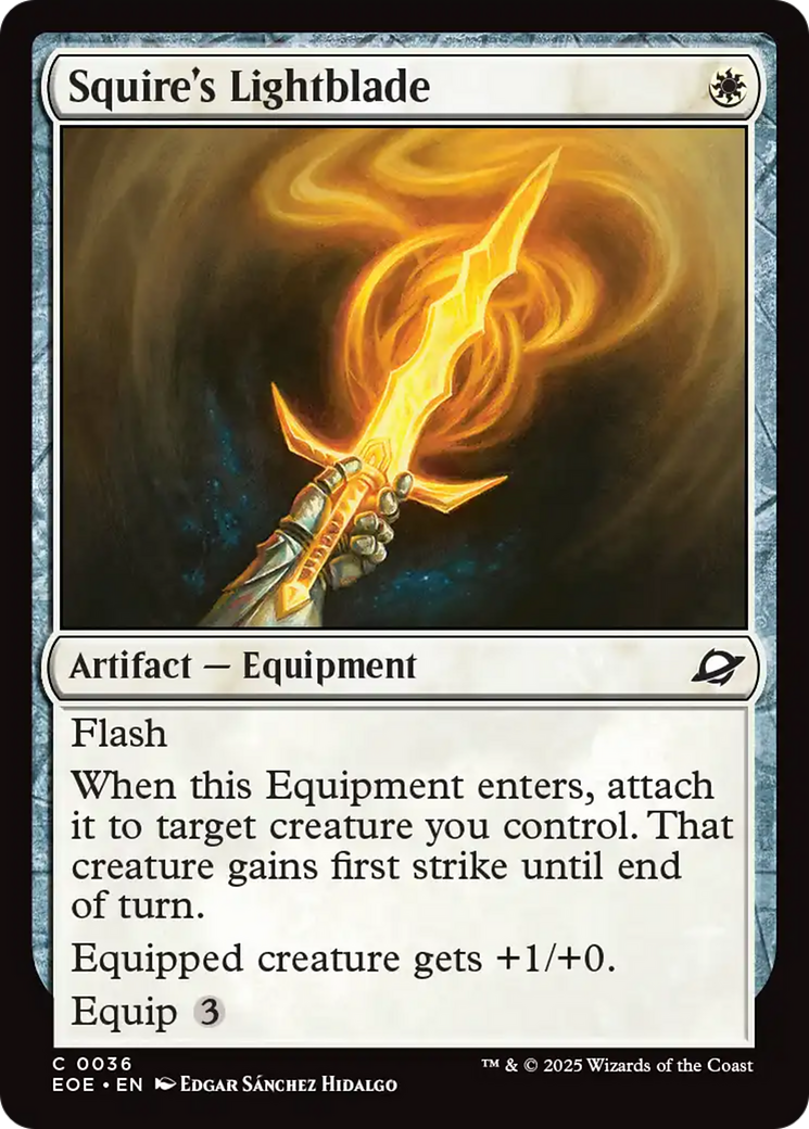 Squire's Lightblade [Edge of Eternities] | The CG Realm