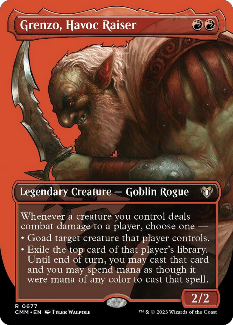 Grenzo, Havoc Raiser (Borderless Profile) [Commander Masters] | The CG Realm