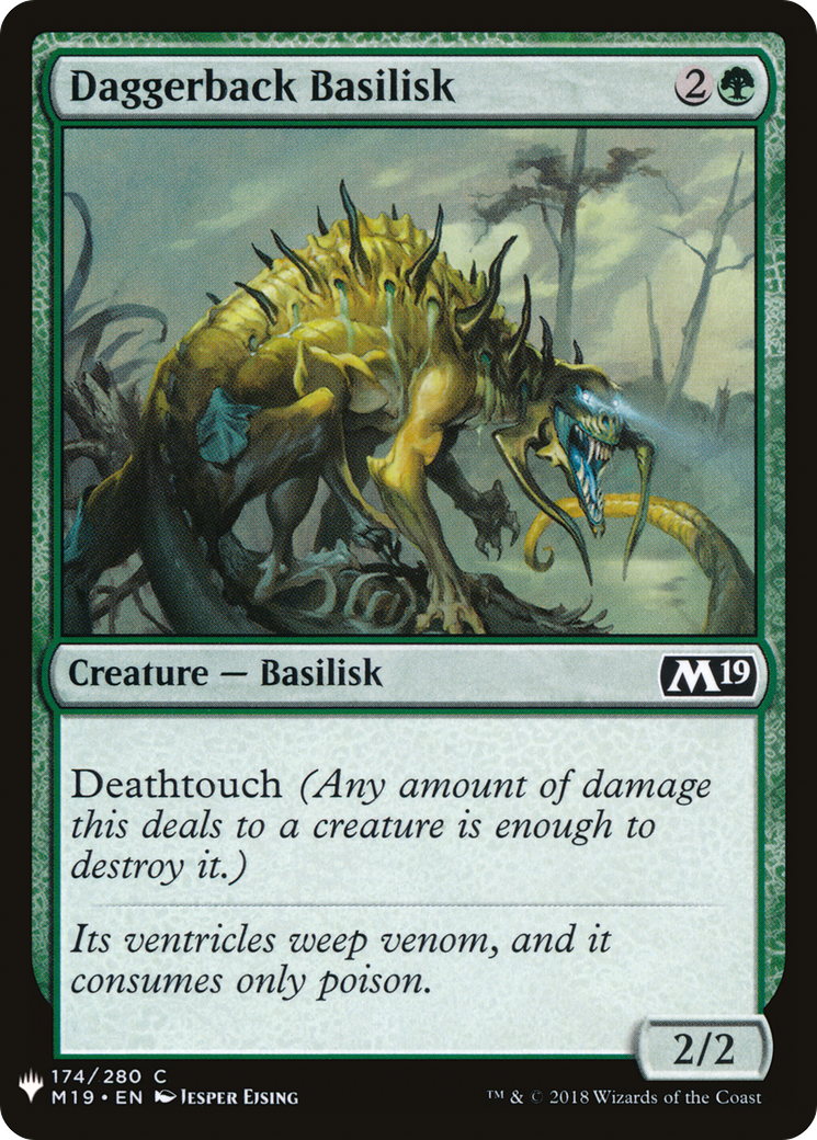 Daggerback Basilisk (LIST-M19-174) - The List
